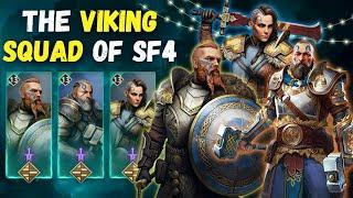 The "VIKINGS" team of Arena|| Intense battle || Sarge , jack and kate squad|| Shadow Fight 4 Arena
