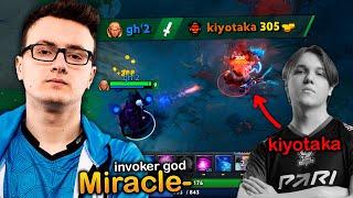 How Miracle- INVOKER GOD solos Kiyotaka in the MIDLANE