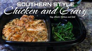 Southern Smothered Chicken and Gravy | Tasty and Delicious