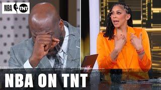 Shaq's Reaction To Being Left Off Of Candace's All-Time List Is Pure Comedy  | NBA on TNT