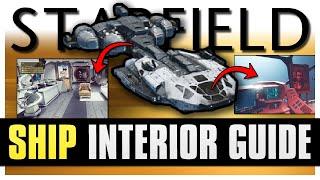 Starfield Ultimate Ship Interior & Decorating Guide - Ladders, Storage, Changing Ships, Build & More