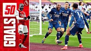 All 50 of Alexandre Lacazette's Premier League goals