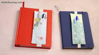 DIY Pen Holder Bookmark for ANY Notebook, Journal, Book or Binder