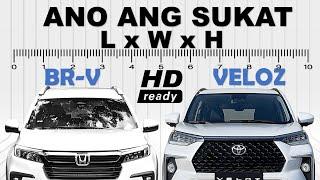 Ano ang sukat ng 2024 Honda BR-V ||  2024 Toyota Veloz (All variants)