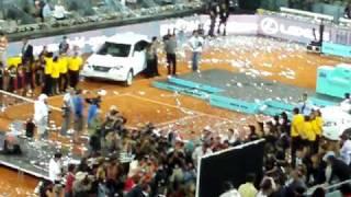 La Caja Magica: Post-trophy ceremony, roof closed