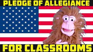 PLEDGE OF ALLEGIANCE FOR CHILDREN | preschool, homeschooling, kindergarten, grade school