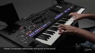 Master Compressor adds power and punch to the sound. Yamaha Genos