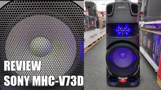 Review Sony MHC-V73D - Nuevo Altavoz Bluetooth Potente para Fiestas