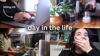 day in the life  *hitting 10k in my 3rd book, #authortuber & #booktuber !*