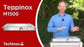 Teppinox M1500 | Mobiler Teppanyaki-Tischgrill der jeden Hobby- oder Profikoch begeistert | Techinox
