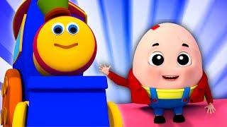 боб поезд | Шалтай-Болтай Сб на стене | рифмы во русской | Humpty Dumpty | Bob The Train Russia