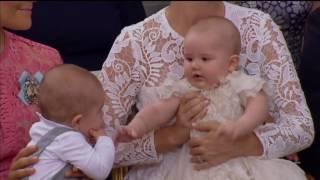 Prince Oscar and Prince Alexander playing