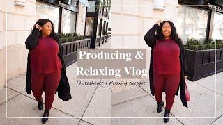 Another Productive Vlog | Sleepover with Mum, photoshoot, & skin care routine | From Head To Curve