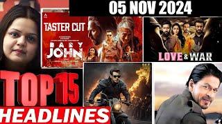 Top 15 Big News of Bollywood | 5th NOVEMBER  2024 | Salman Khan , Ramayana, Sunny Deol, Amir Khan