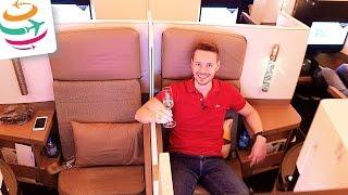 Etihad Business Class A380 (Brandneu) Flug Erfahrung Bericht Report Deutsch | YourTravel.TV