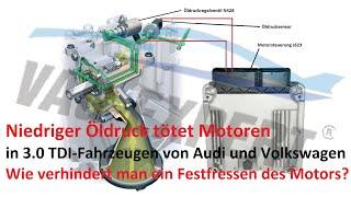 Niedriger Öldruck tötet Volkswagen Audi 3.0 TDI-Motoren