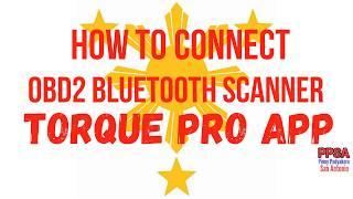 How to connect ELM327 Bluetooth OBD2 Scanner to Torque Pro  App