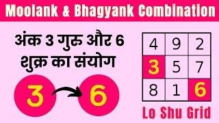 Number 3 & 6 Combination - Anti Moolank and Bhagyank Combination | Lo Shu Grid Analysis | Numerology