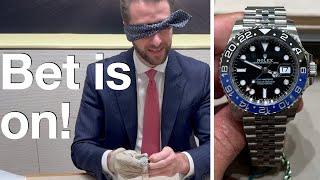 I challenged my AD to desticker my brand new Rolex GMT! #rolex