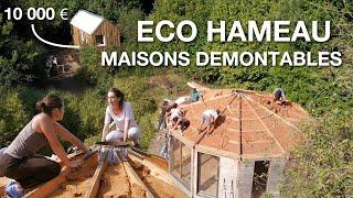  Maisons Autonomes Démontables (et c'est légal). Visite éco village en Bretagne