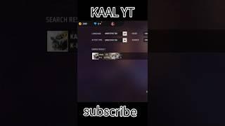 Kaal yt  uid number free fire || Kaal yt uid no || #viral​ ‪@kaalyt2413‬​