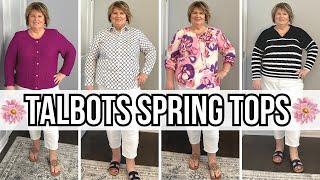 Spring Fashion Trends 2024: Talbots Tops Try-On Haul