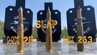 Spaced Armor Plates, Vs 50 BMG SLAP