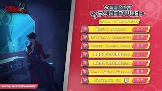 (NOT STREAM ROOM) WEEKLY SCHEDULE ONLY & TALK WITH EACH OTHER ON LIVE CHAT