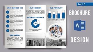 Trifold Brochure Design in MS Word | Printable A4 Brochure Design in Microsoft Office Word