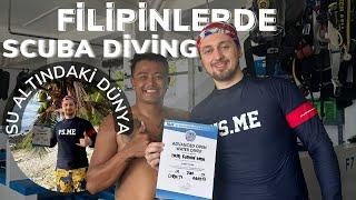 FİLİPİNLER PUERTO GALERO | SCUBA DİVİNG YAPTIM | DENİZİN ALTINDA NELER OLDU!!