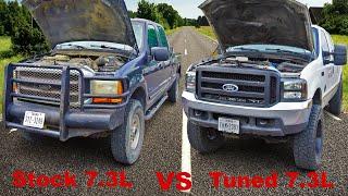 Stock 7.3L vs Tuned 7.3L Powerstroke