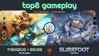 Thrasios & Bruse vs. Slimefoot - LTC#8 Saturday - QUARTERFINAL - Duel Commander - EDH│MTG│bitzelberg