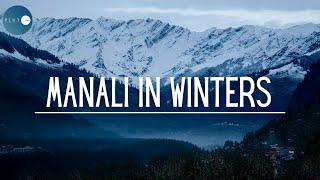 Manali in Winters - Manali Snowfall 2021 - Solang Valley Manali Drone Shots || Pluto Tours