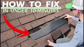 Fix Roof Shingle //  Damaged Shingles