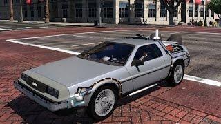 GTA V Back To The Future Delorean Time Machine Mod