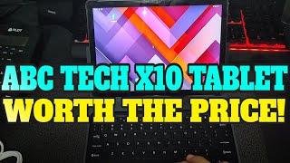 ABC Tech X10 tablet: unboxing and first setup