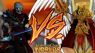 AQW - SWORDMASTER VS ARANX! WHO WILL WIN? BEST SOLOING CLASS? (2020)