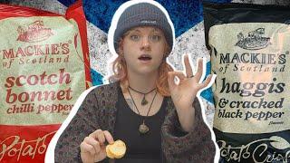 Southern Americans TRY Mackie's Crisps of Scotland