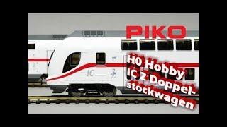 PIKO [V065EN subtitle] H0 Hobby IC 2 bilevel cars - model presentation