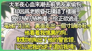 現言沙雕大半夜心血來潮去前男友家偷狗，卻因為老眼昏花摸錯了樓層。我吭哧吭哧抱著二哈正欲逃走。電梯門打開，裡面走出一個寸頭帥哥。他看著我懷裡的狗，「可以把我的逆子還給我嗎？」#薄荷听书