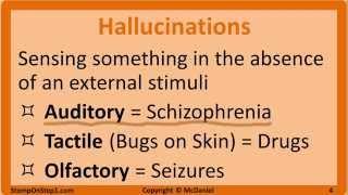 Psychosis: Schizophrenia, Schizoaffective Disorder, Delusional Disorder, Hallucinations