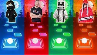 Alan Walker vs Believer vs Marshmallow vs Dance Monkey | Tiles Hop EDM Rush