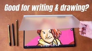 Samsung NotePaper Screen for Tab S9 tablets (review for writing and drawing)