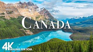 CANADA 4K - Scenic Relaxation Film With Relaxing Piano Music - 4K Video Ultra HD