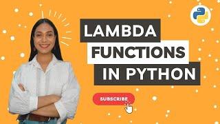 Lambda Functions in Python | Python Programming Tutorials | Meritshot Tutorials