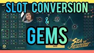 Sea Of Conquest Gem Specialization and Slot Conversion Guide