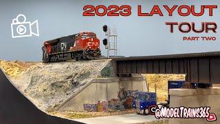 2023 Layout Tour - Union Pacific Heartland Division in HO Scale (Part 2)