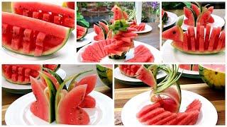 Super Fruits Decoration Ideas - Watermelon Plate Decoration - Genius Fruit Hacks