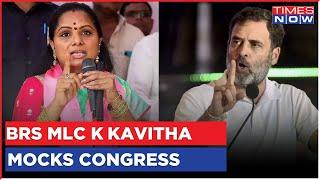 Telangana Election 2023 Updates: BRS Leader K Kavitha Tears Into Cong For Its 'Fake' Poll Promises