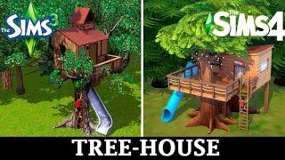 Tree-House  Sims 3 vs Sims 4